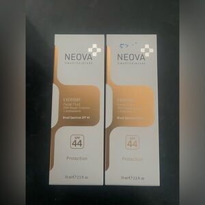 NEOVA SmartSkincare Facial Sunscreen Everyday Facial Fluid 2.5 fl oz Pack of 2